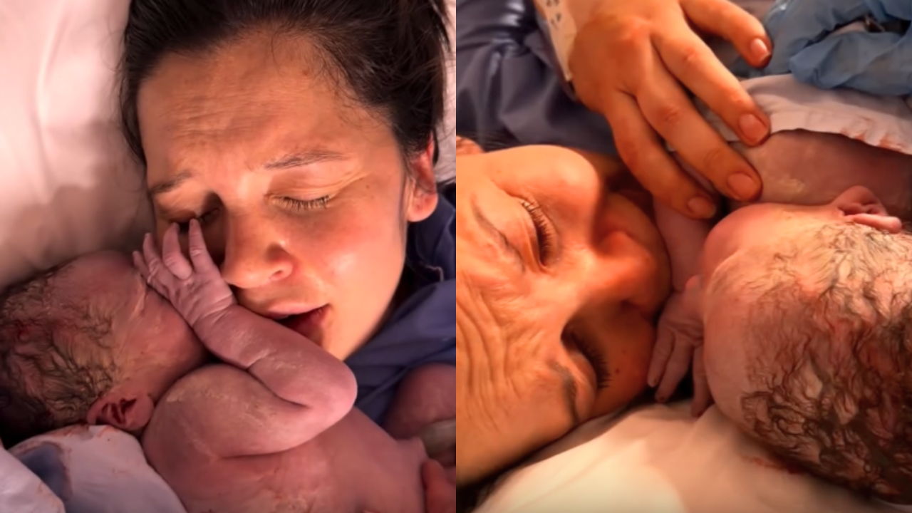 Lina Tejeiro mostró emotivo video del nacimiento de su hijo y reveló por qué se adelantó