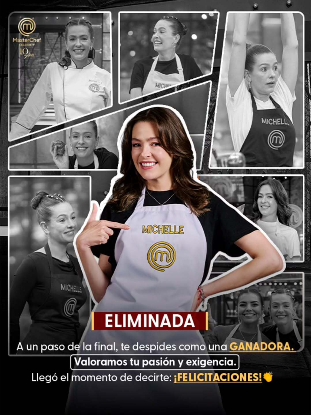 Michelle Rouillard, eliminada de Masterchef Celebrity Colombia