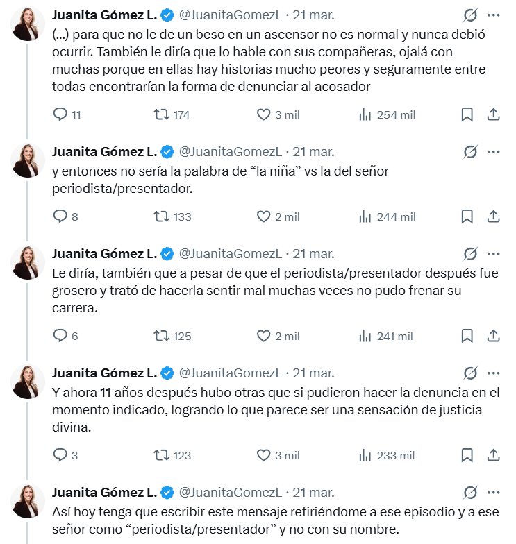 Reconocida periodista celebró salida de Ricardo Orrego y reveló chats: “así me escribía sin conocerme”