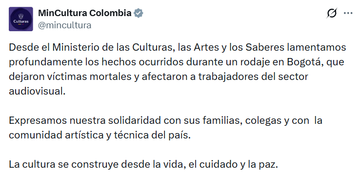 Revelan la identidad de hombre que atacó y asesinó a dos personas en rodaje de novela en Bogotá