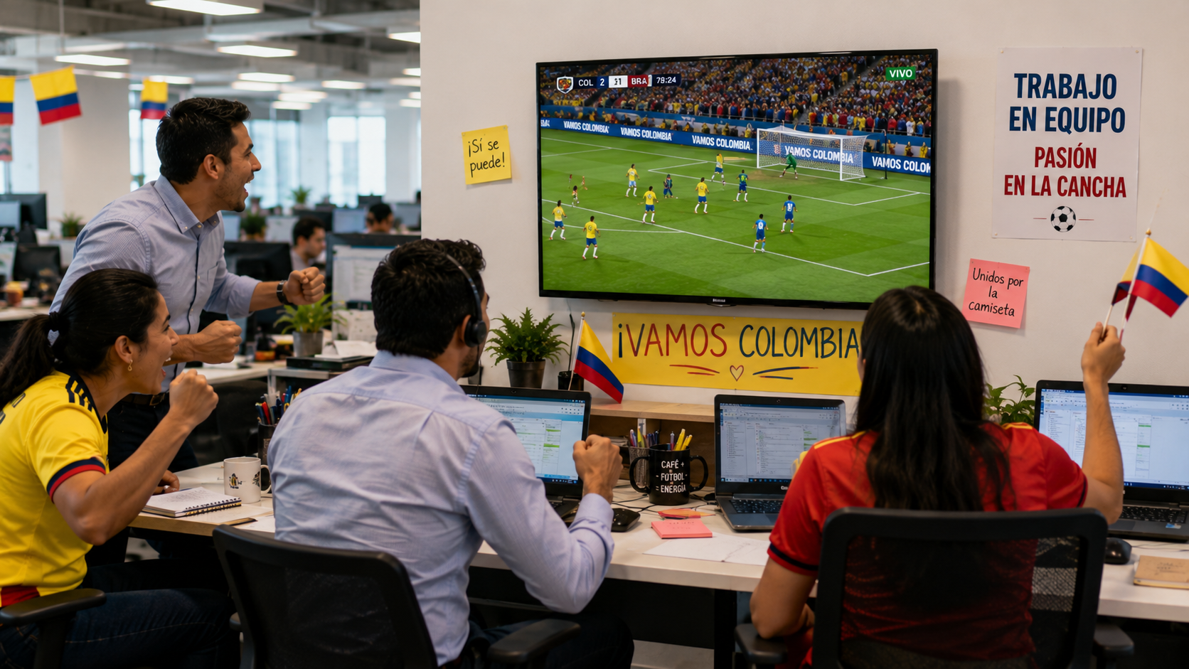 Mundial 2026 y trabajo en Colombia: ¿lo pueden sancionar por ver partidos en horario laboral?