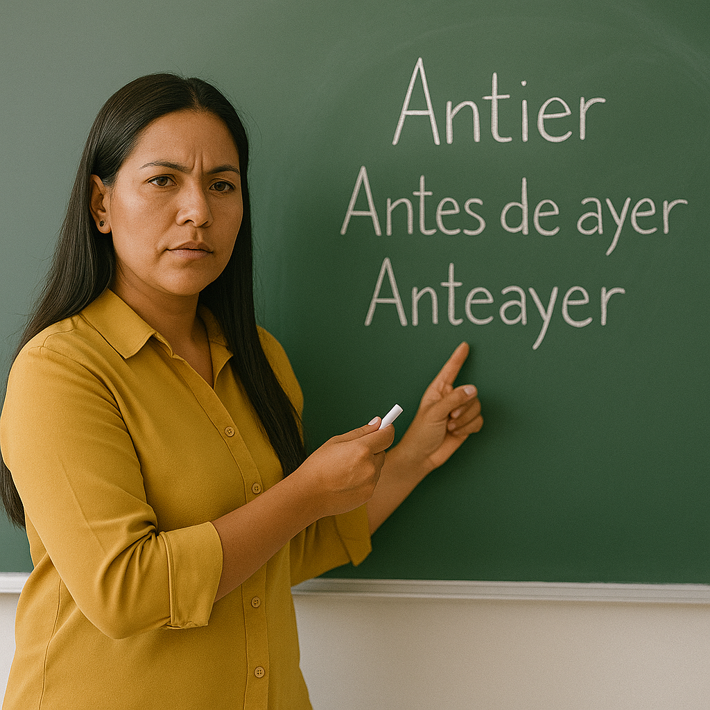 ¿Se dice anteayer, antes de ayer o antier?