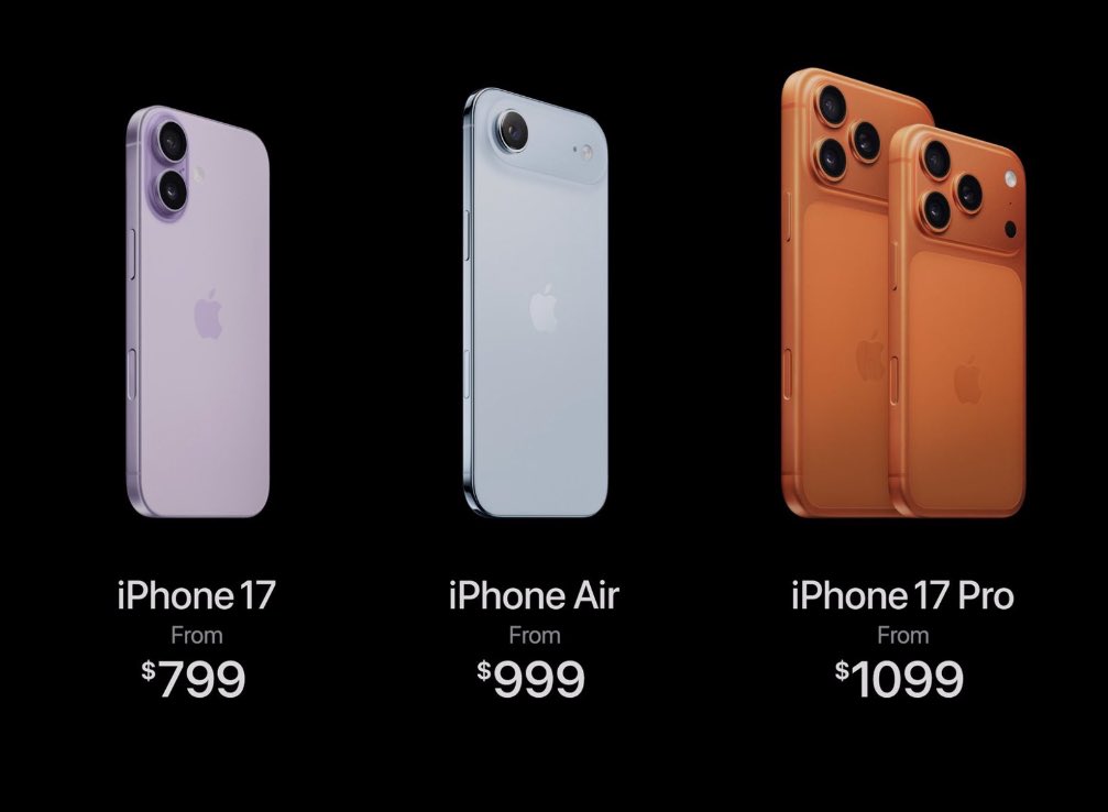 Precios iPhone 17