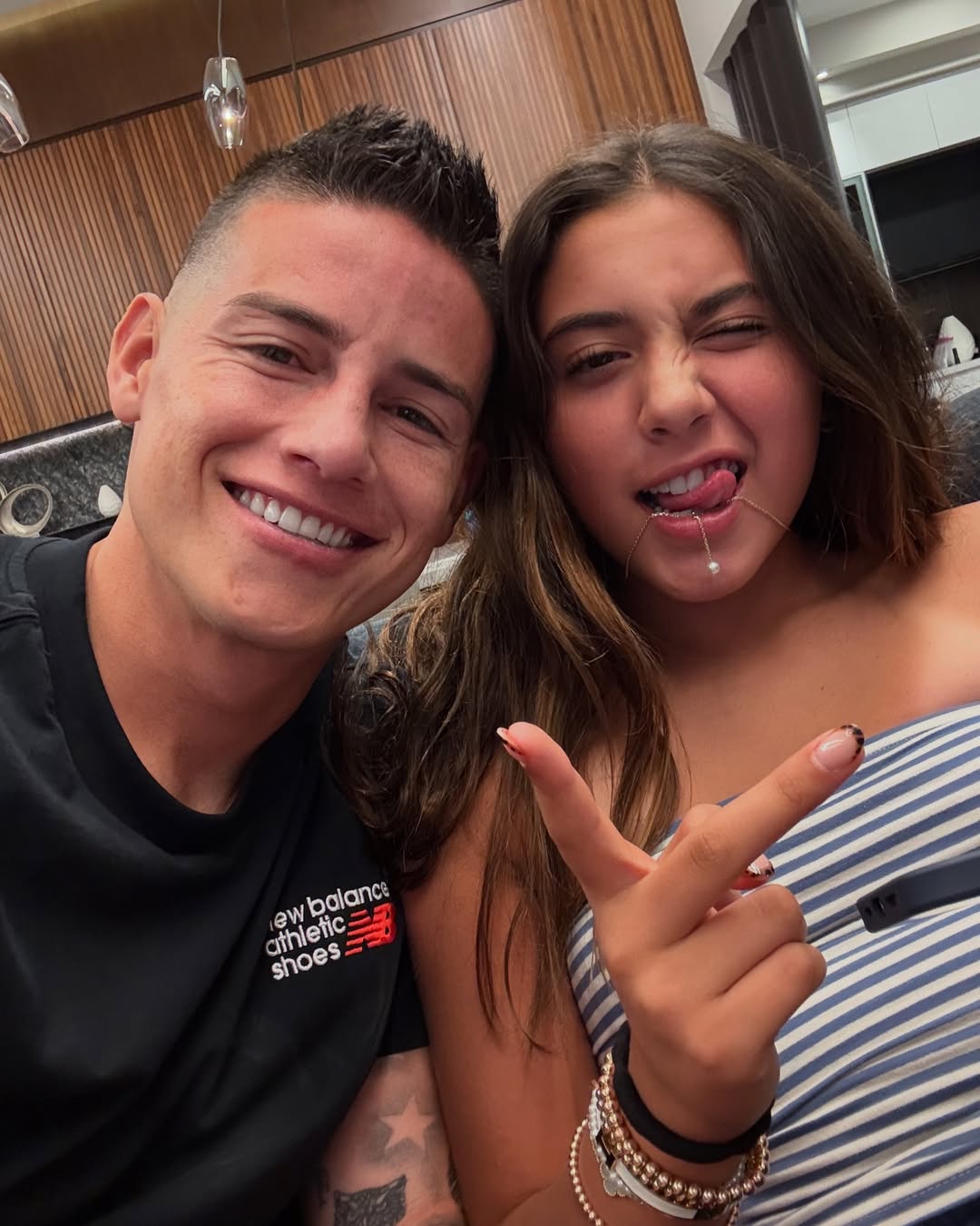 Salomé Rodríguez y James Rodríguez