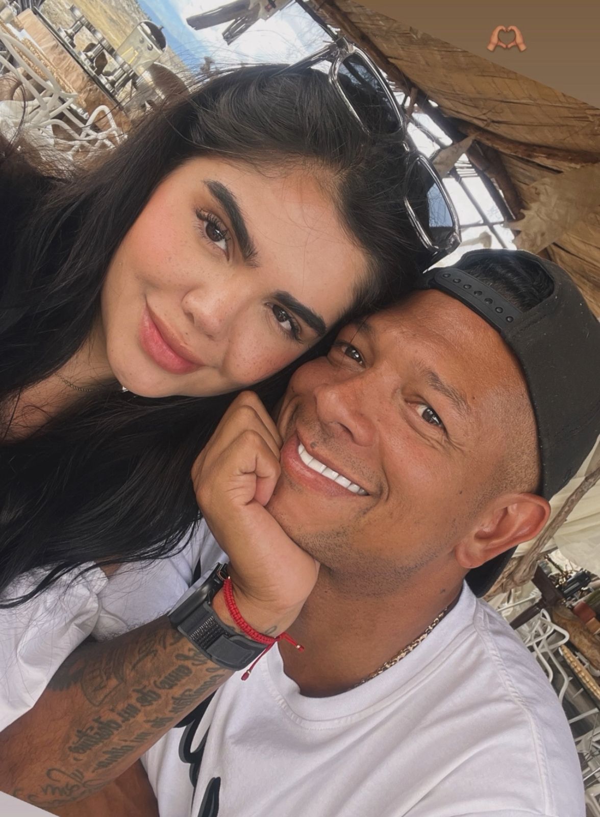 Fredy Guarín y María José Rojas