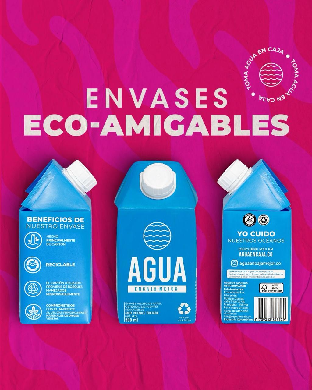 Agua En Caja, el emprendimiento colombiano que ganó premio en Latam por vender agua sin plástico