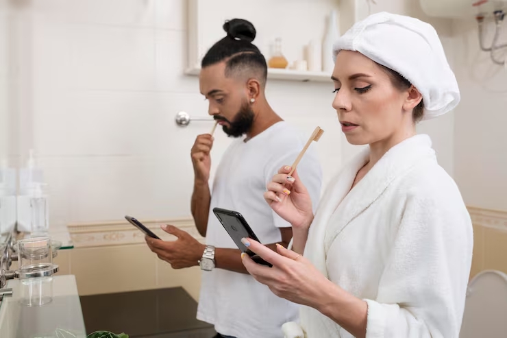 ¿Por qué es malo entrar con el celular al baño mientras se ducha? Esto es lo que le hace el vapor