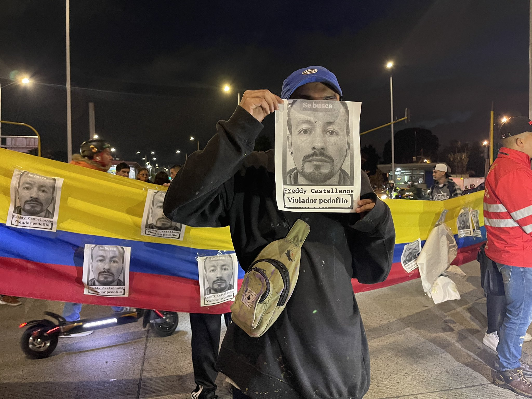 protestas contra Freddy Castellanos, presunto abusador de menores