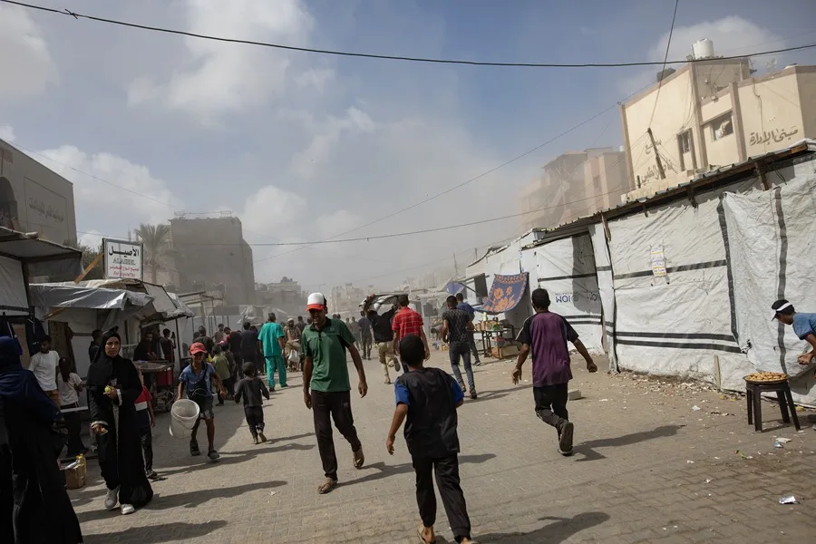 Ataque israelí contra el hospital Nasser 