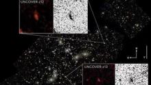 Telescopio James Webb detectó dos de las galaxias más distantes que se hayan descubierto