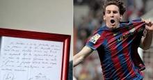 Subastan servilleta en la que el Barcelona contrató a Messi