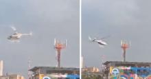 Impactante accidente de helicóptero en Medellín quedó registrado en video