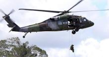 Helicóptero del Ejército se accidentó en Frontera con Panamá