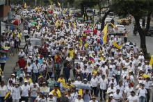 Con multitudinarias marchas y plaza llena, se llevaron a cabo las protestas contra el gobierno Petro 