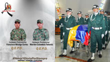 Crítica situación en el Cauca: otros dos soldados fueron asesinados por las disidencias de las Farc