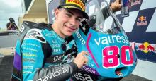 ¡Histórico! Colombiano David Alonso rompe récord absoluto en Moto 3