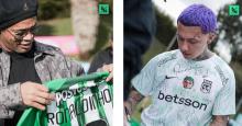 Ronaldinho, Blessd y otras estrellas jugarán con la camiseta de Nacional