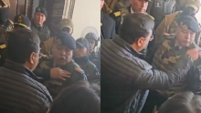 En video: tenso cara a cara entre presidente de Bolivia y general señalado del "golpe de Estado"