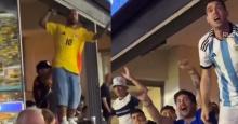 En video: el cruce verbal de Maluma con hinchas de Argentina en la final de la Copa América 
