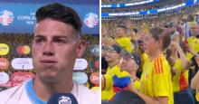 ¡Conmovedor! La hija de James Rodríguez entre lágrimas por la clasificación de Colombia a la final