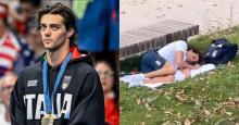 ¿Thomas Ceccon durmió en un parque? aclaran rumor tras video del medallista olímpico