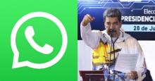 Nicolás Maduro sigue peleando con WhatsApp: ahora borró la aplicación en vivo
