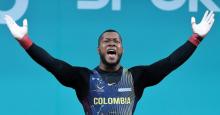 ¡Llego la segunda medalla! Yeison López ganó la de plata en halterofilia