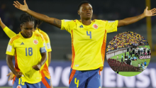 El parte médico de Yunaira López, que salió en ambulancia en el partido entre Colombia en México