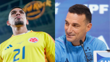 Lionel Scaloni, el DT de Argentina, reveló el cruce que tuvo en cancha con Daniel Muñoz por penalti