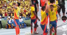 ¿Qué significa la curiosa celebración que hicieron los jugadores de Colombia tras el gol de James?