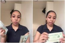 ¿No es suficiente? TikToker latina reveló cuánto gana en una semana trabajando como mesera en EE.UU.