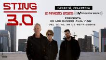 Sting, el reconocido músico británico, llega a Colombia con preventa exclusiva de Bancos Aval y dale!