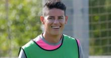¡Todos tranquilos! James Rodríguez regresó a entrenamientos con el Rayo Vallecano