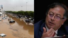 Petro culpó al capitalismo de la tragedia por las inundaciones en Valencia, España