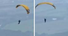 En video: parapentista perdió la vida tras caer al vacío en Roldanillo