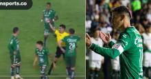 James Rodríguez fue expulsado por protestar en la derrota de León ante Monterrey
