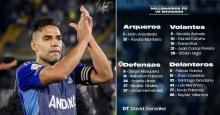 ¡Regresa el Tigre! Falcao vuelve a la convocatoria de Millonarios tras 81 días de ausencia
