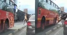 Video: hombre es arrollado por bus de TransMilenio al intentar colarse en una estación