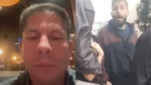 En video | Jhon F. Pinchao le dio un cabezazo a influencer petrista en un restaurante de Bogotá