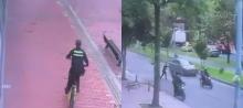 Asesinato de Jean Claude Bossard: este es el video en que policía en bicicleta interceptó a los asesinos